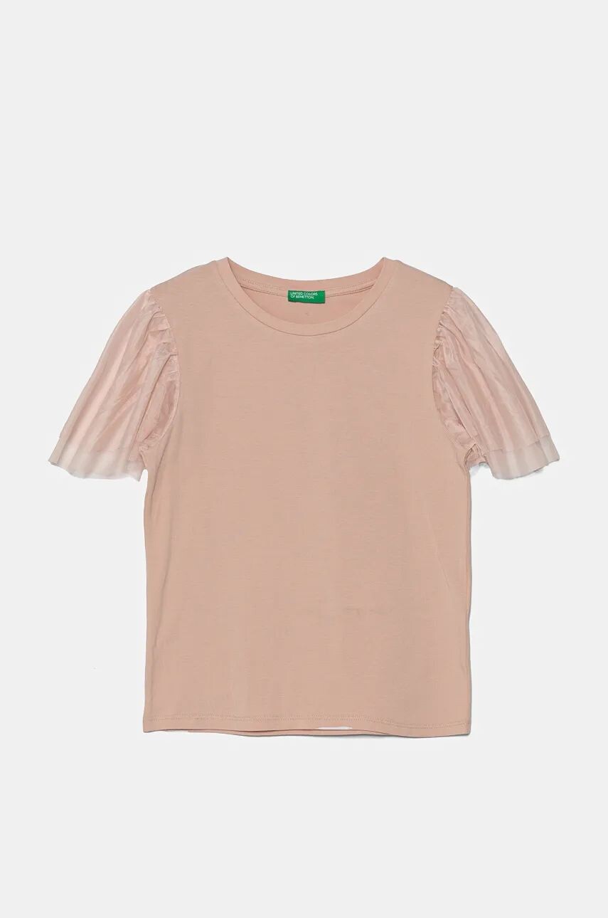 

Детская футболка United Colors of Benetton, розовый