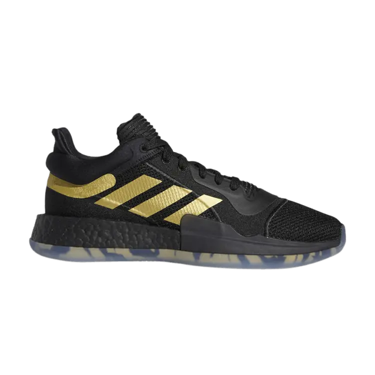 

Кроссовки Marquee Boost Low 'Black Metallic Gold', черный