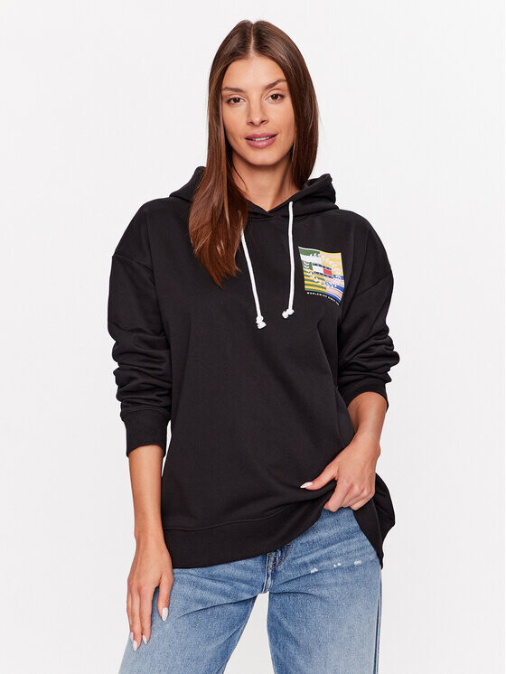 

Толстовка свободного кроя Tommy Jeans, черный