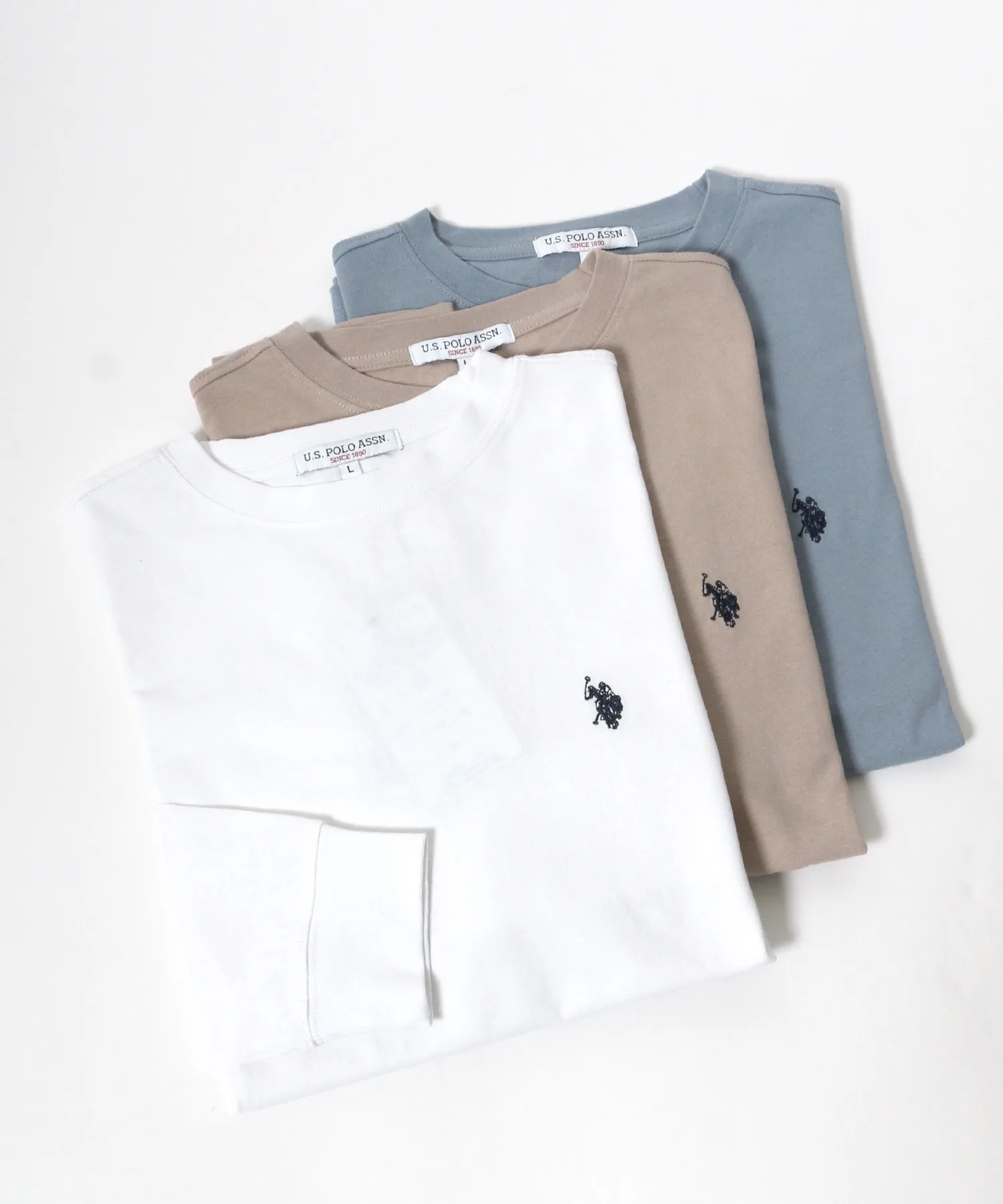 Унисекс лонгслив U.S. POLO ASSN. с вышивкой логотипа