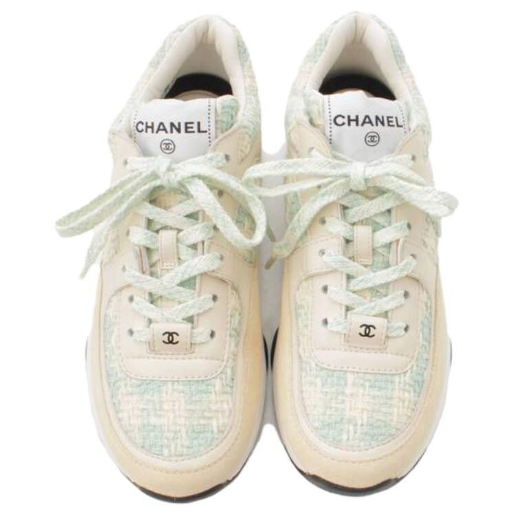 Кроссовки женские Chanel Lifestyle, бежевый — фото 3