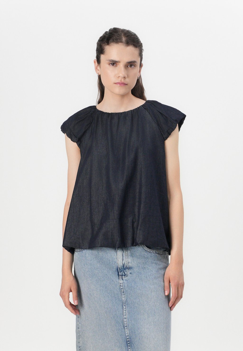

Блуза SLFRILLO SLEEVE Selected Femme, цвет Dark Blue Denim