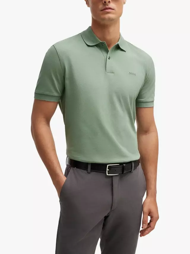 

Поло HUGO BOSS BOSS Pallas Short Sleeve, цвет open/green