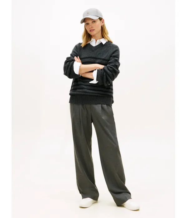Брюки Relaxed fit Tommy Hilfiger, серый — фото 2