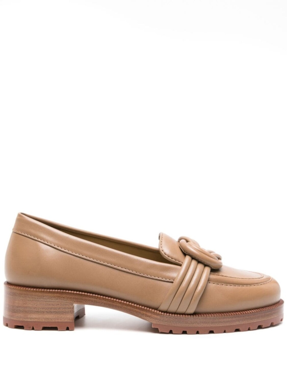 Alexandre Birman лоферы с узлами, коричневый