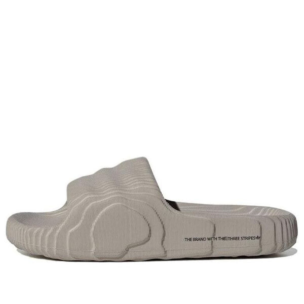 

Тапочки adilette 22 slides 'light brown' Adidas, серый