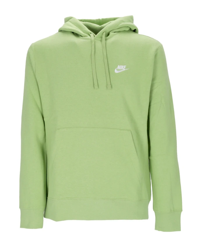 

Зеленая флисовая толстовка с капюшоном и длинными рукавами Nike, зеленый