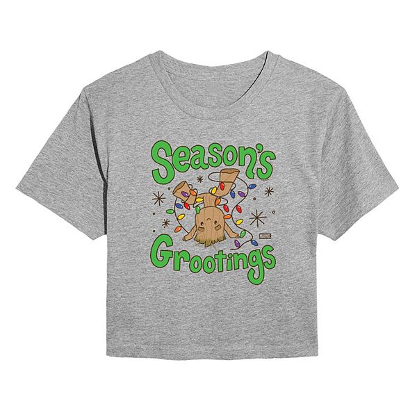 

Футболка Juniors Guardians of the Galaxy Grootings Marvel, Heather Gray