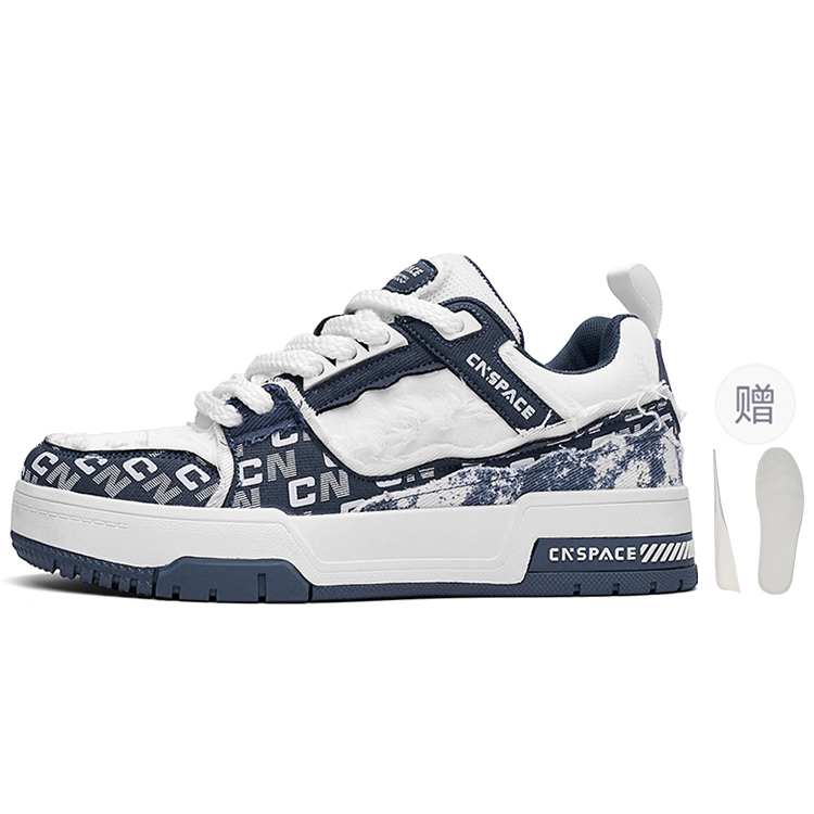 

Кроссовки для скейтбординга China Aerospace Low Top унисекс ZHONGGUOHANGTIAN, синий/белый
