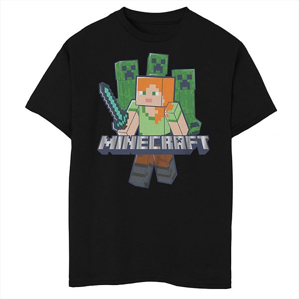 

Футболка с принтом Minecraft Alex Adventure Husky для мальчиков Licensed Character