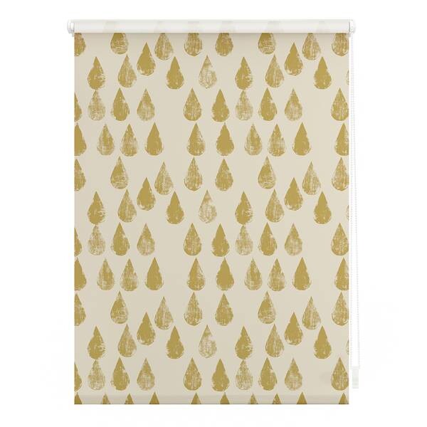 

Затемняющие рулонные шторы Lichtblick Golden Drops, 45x150x6 см, золотой