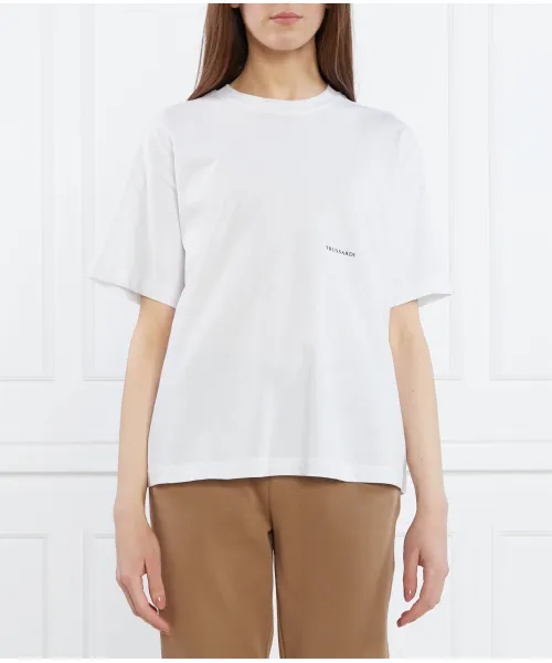 

Футболка Loose fit Trussardi, белый