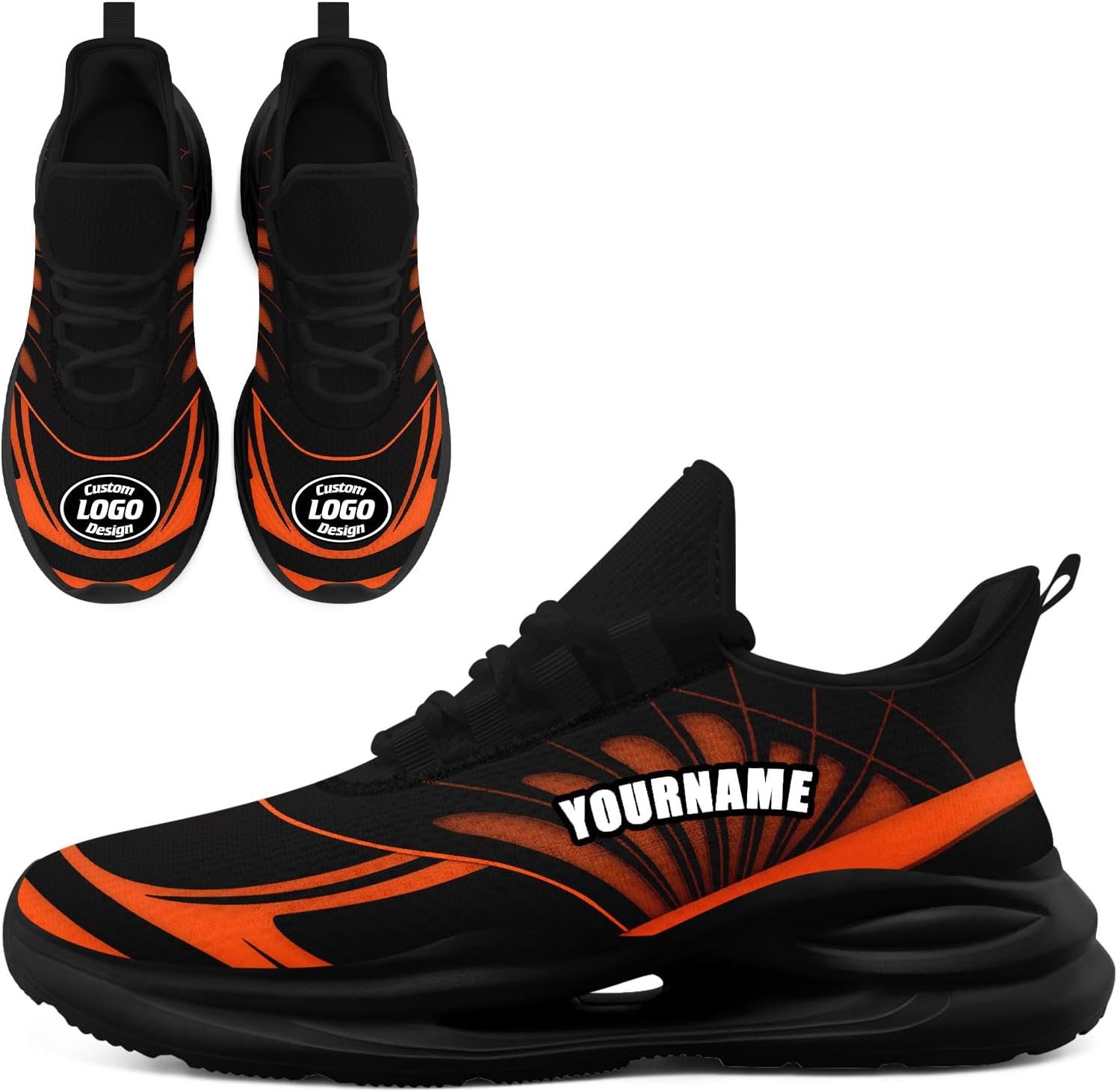 

Кастомные беговые кроссовки для бейсбольной команды AWSOLE для мужчин с персонализированным именем и логотипом, спортивные кроссовки для тренажерного зала, легкие тренировочные кроссовки, черный