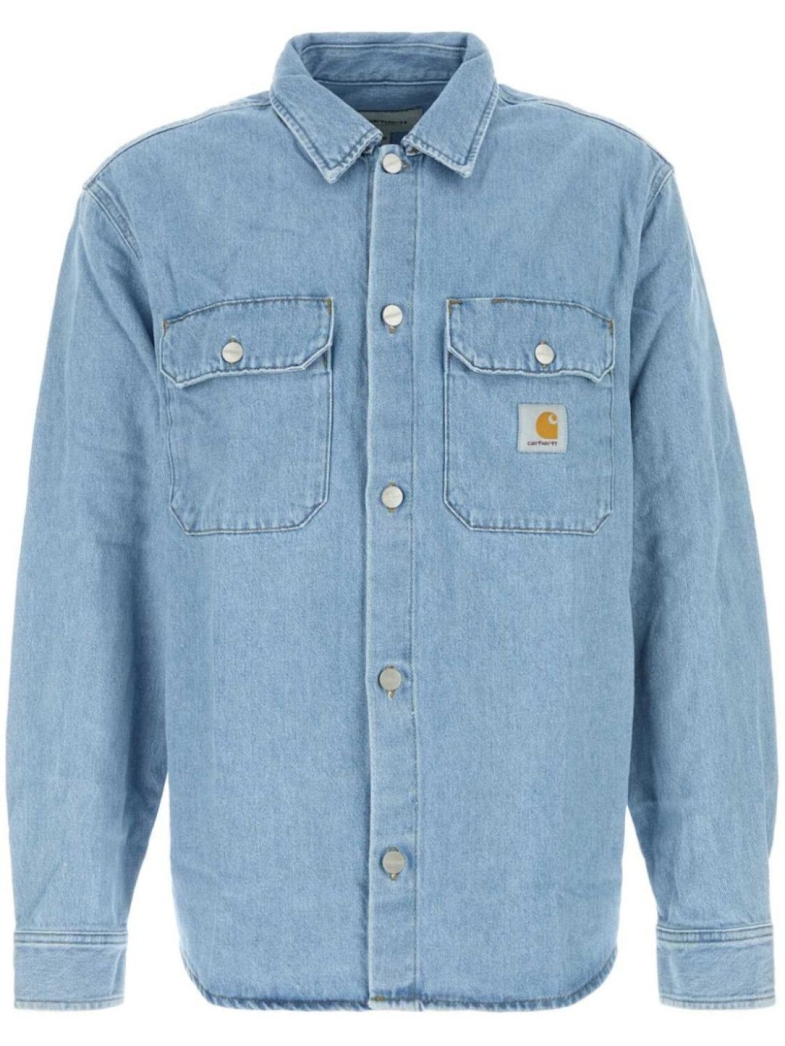 

Carhartt WIP рубашка из хлопчатобумажной ткани, синий