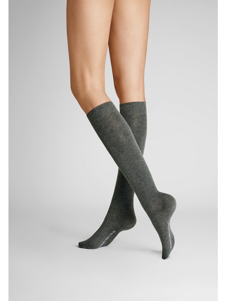 

Hudson Высокие носки до колена. Только 2 пары, теплые, серо-бежевого цвета