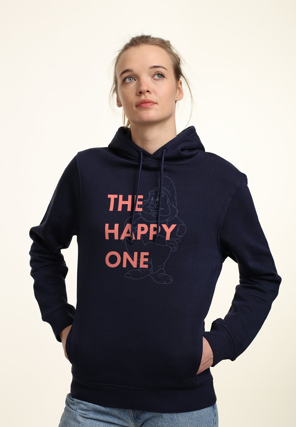 

Толстовка с капюшоном SNOW WHITE ONE HAPPY DWARF Disney, темно-синий