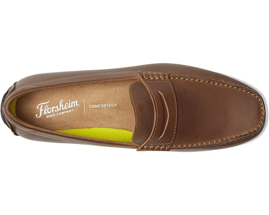 Лоферы Florsheim Throttle Penny, цвет Brown Crazy Horse II — фото 2
