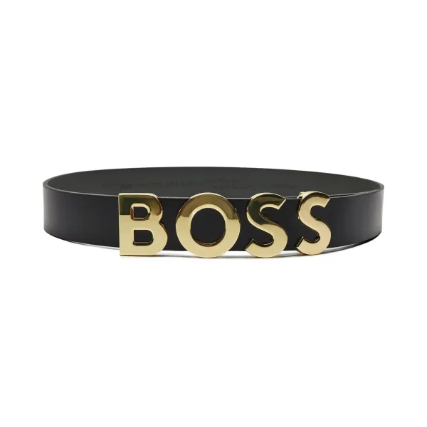 

Кожаный ремень Boss, черный
