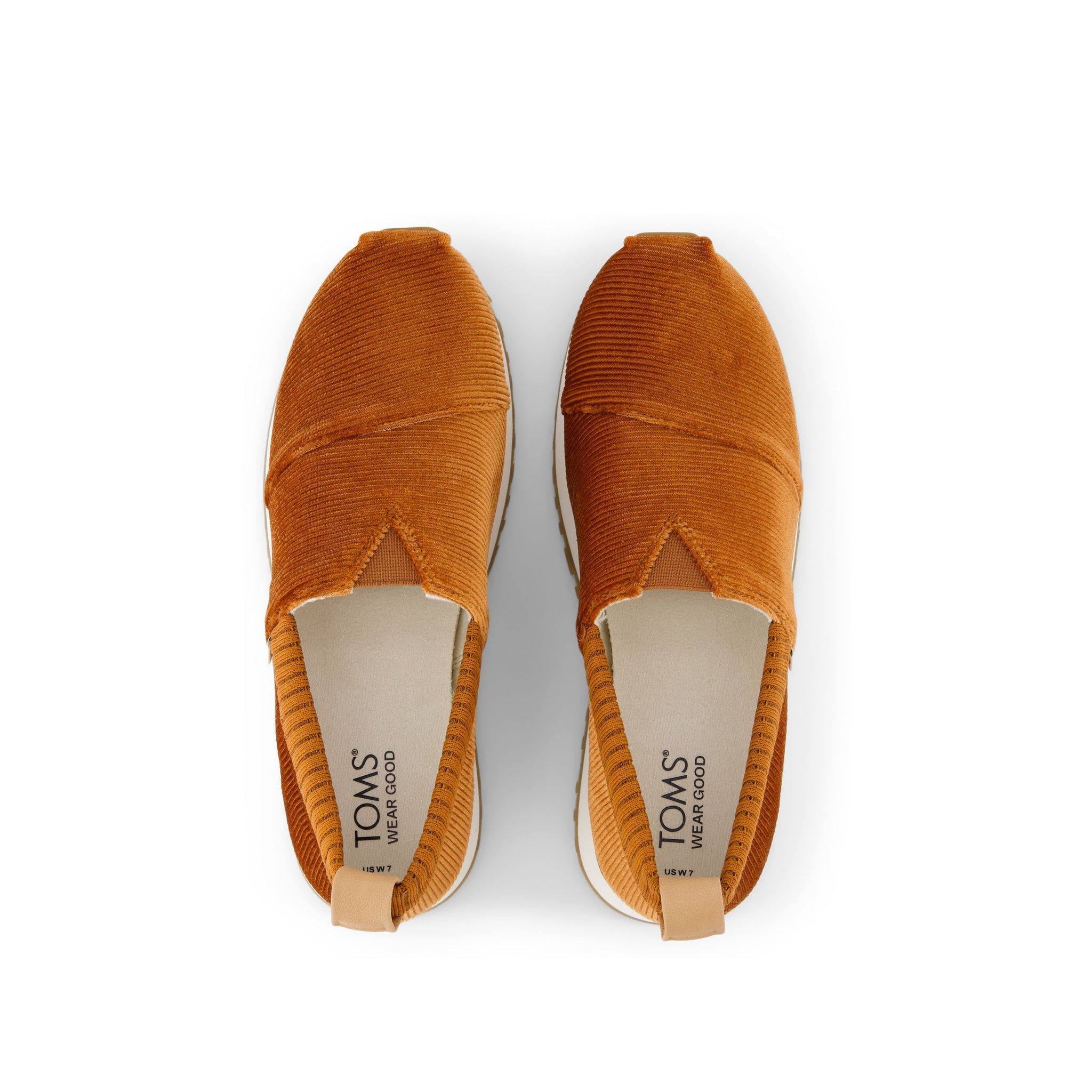 Коричневые вельветовые кроссовки Alpargata Resident 2.0 TOMS Shoes — фото 4