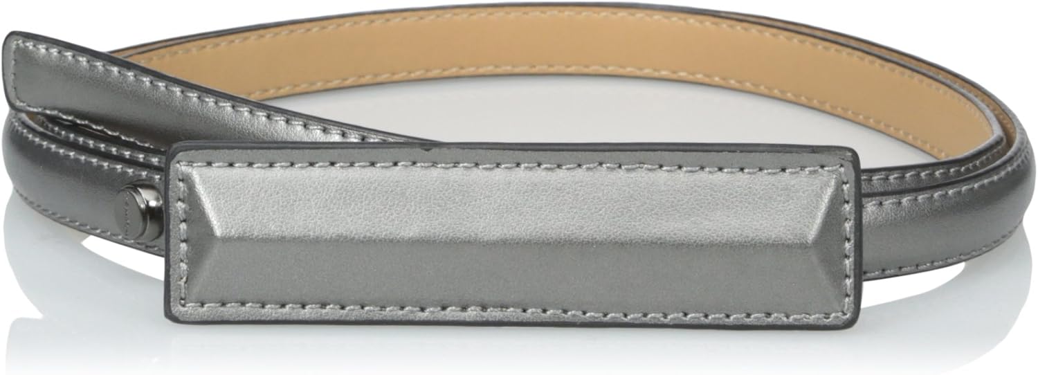 

Женский ремень Calvin Klein шириной 15 мм с прессованным краем и самоклеящейся пластиной, Gunmetal