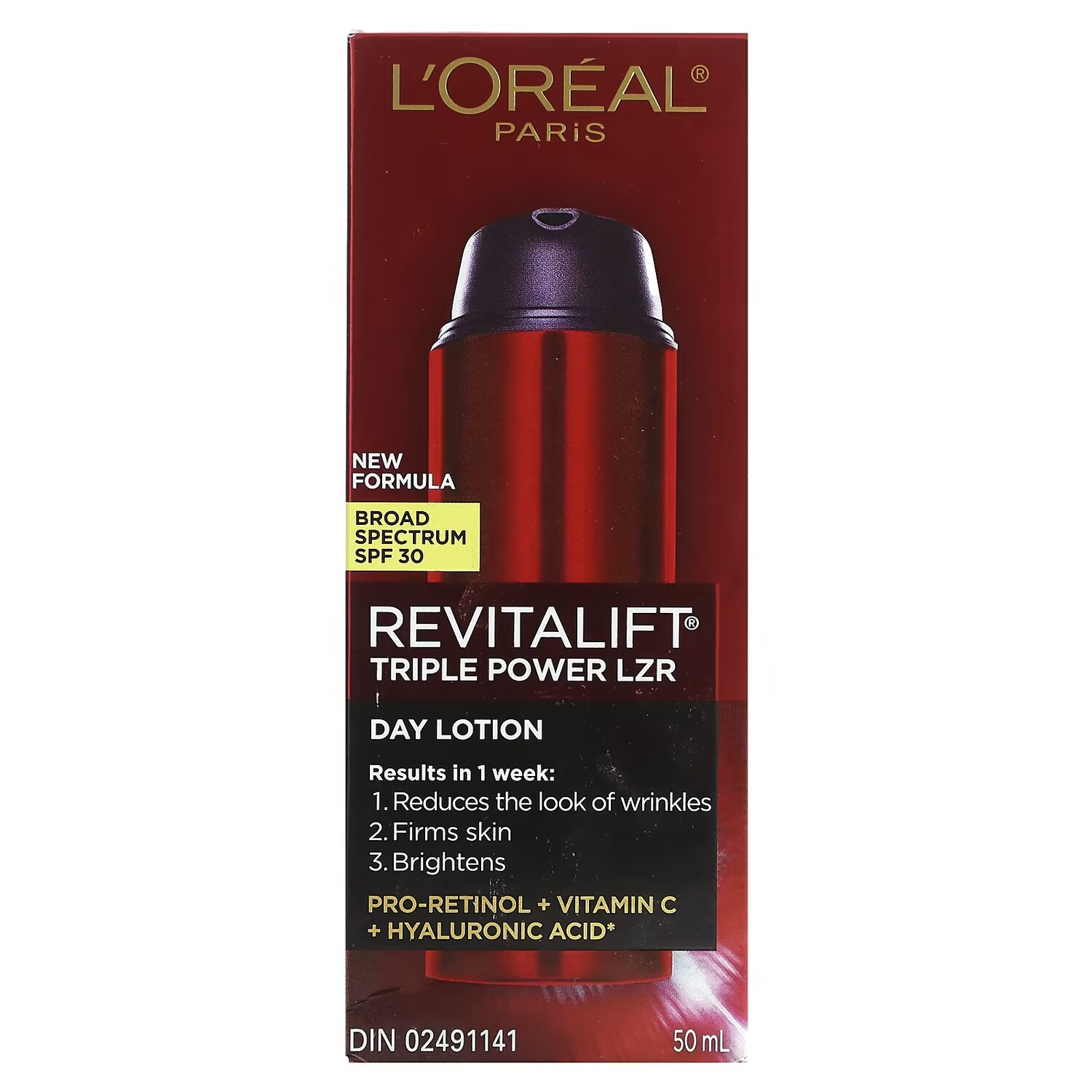 

Лосьон дневной L'Oréal Revitalift Triple Power LZR SPF 30, 50 мл