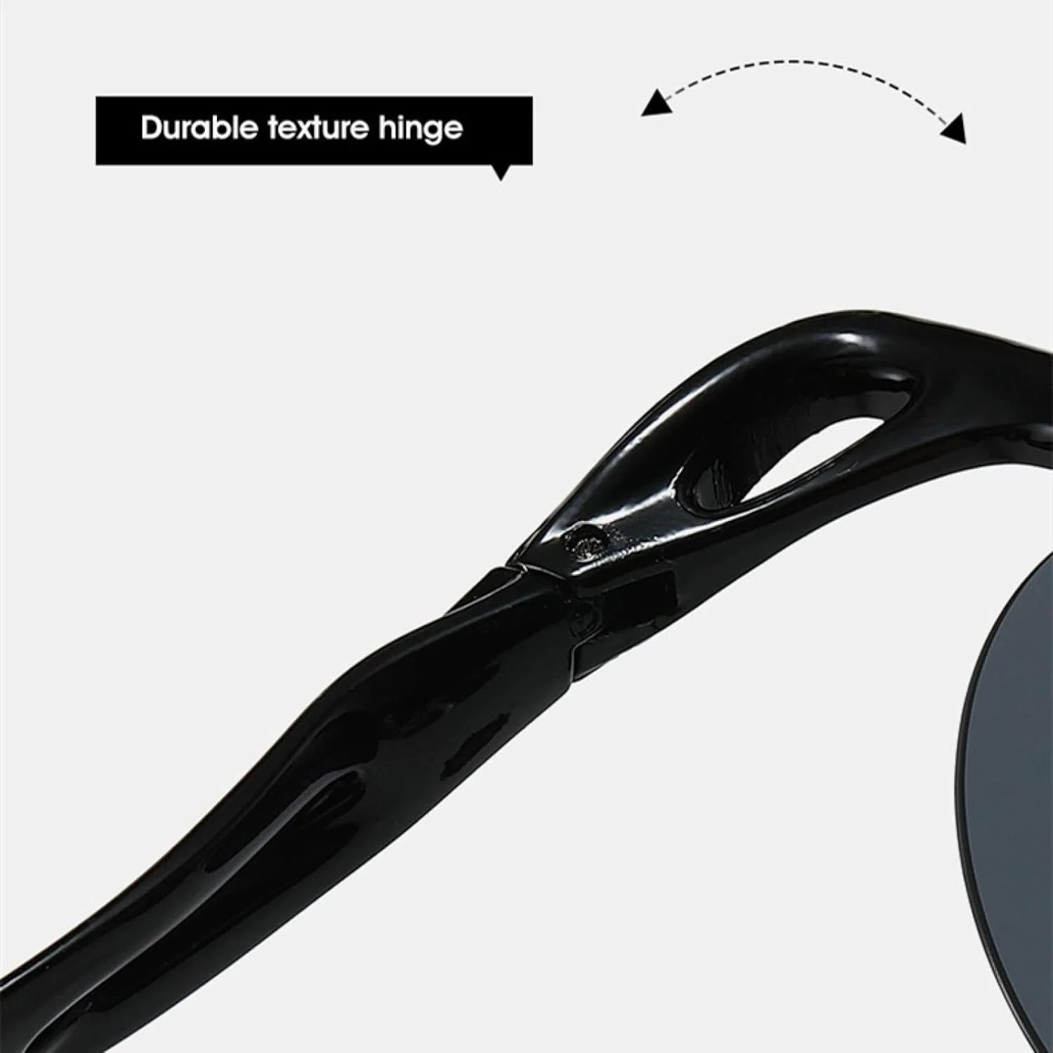 

Модные круглые солнцезащитные очки без оправы для женщин в стиле ретро, ​​уникальные очки без оправы с защитой от УФ-излучения UV400 VVTWSSW, Black-silver