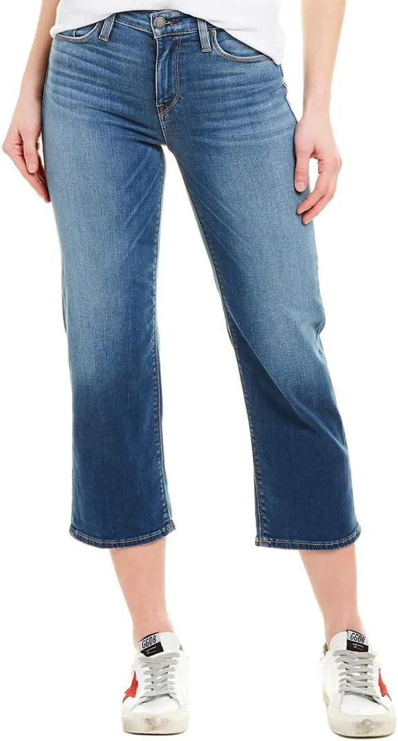 

Женские джинсы HUDSON Stella Midrise Crop Straight с 5 карманами