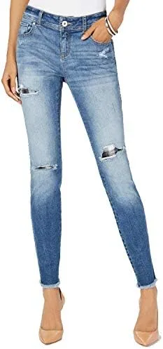 

International Concepts Ripped & Repaired Skinny Jeans