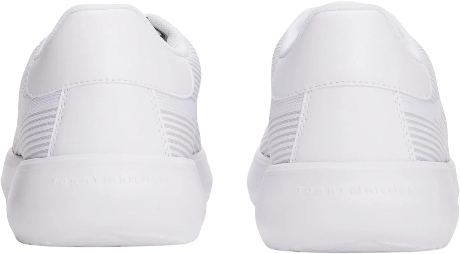 Tommy Hilfiger Кроссовки Herren Cupsole Modern Knit с логотипом, White — фото 2