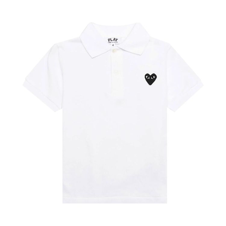 

Поло Comme des Garçons PLAY Emblem Polo Shirt 'White', белый
