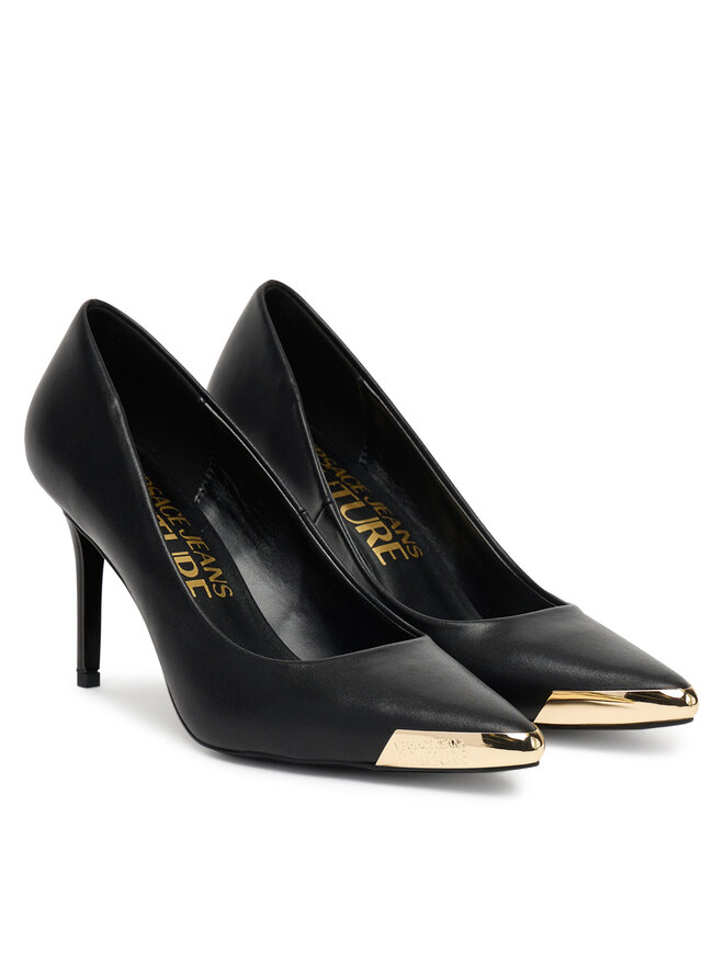 Туфли на высоком каблуке 79VA3S50 Versace Jeans Couture, черный — фото 2