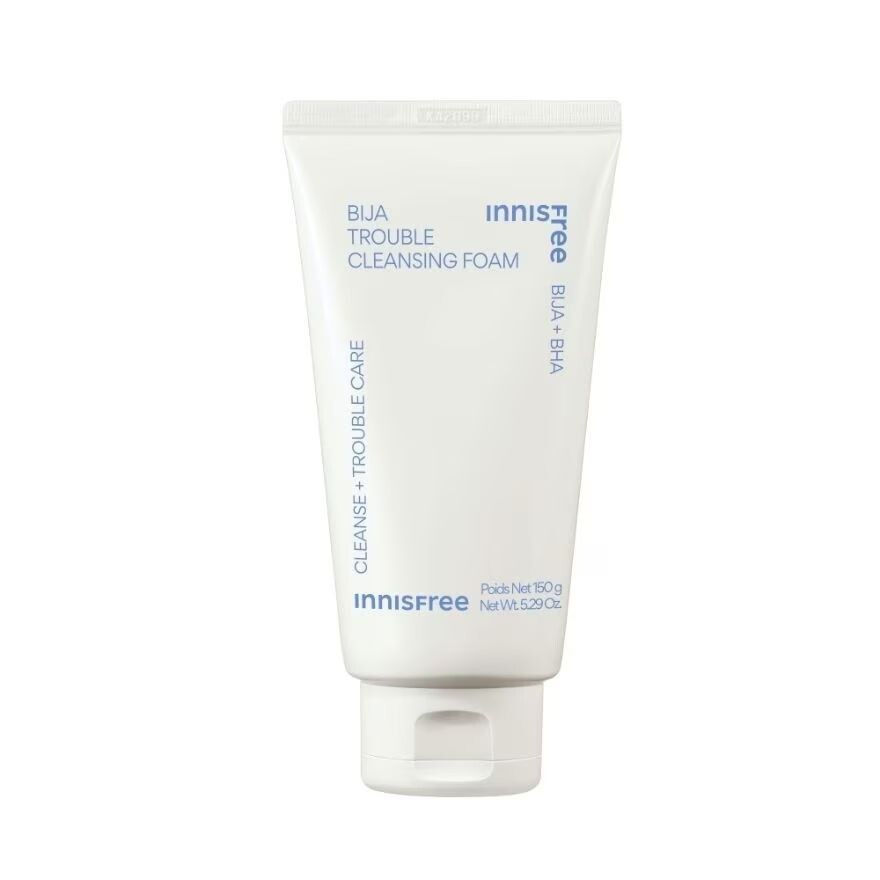 

Innisfree Очищающая пенка Bija Trouble 150 г. โฟมล้างหน้า, White