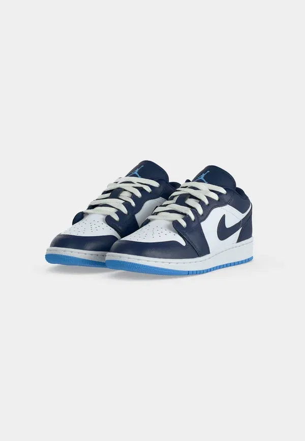 Кроссовки Air 1 Jordan, midnight navy/university blue/white, цвет темно-синий/университетский синий/белый — фото 3