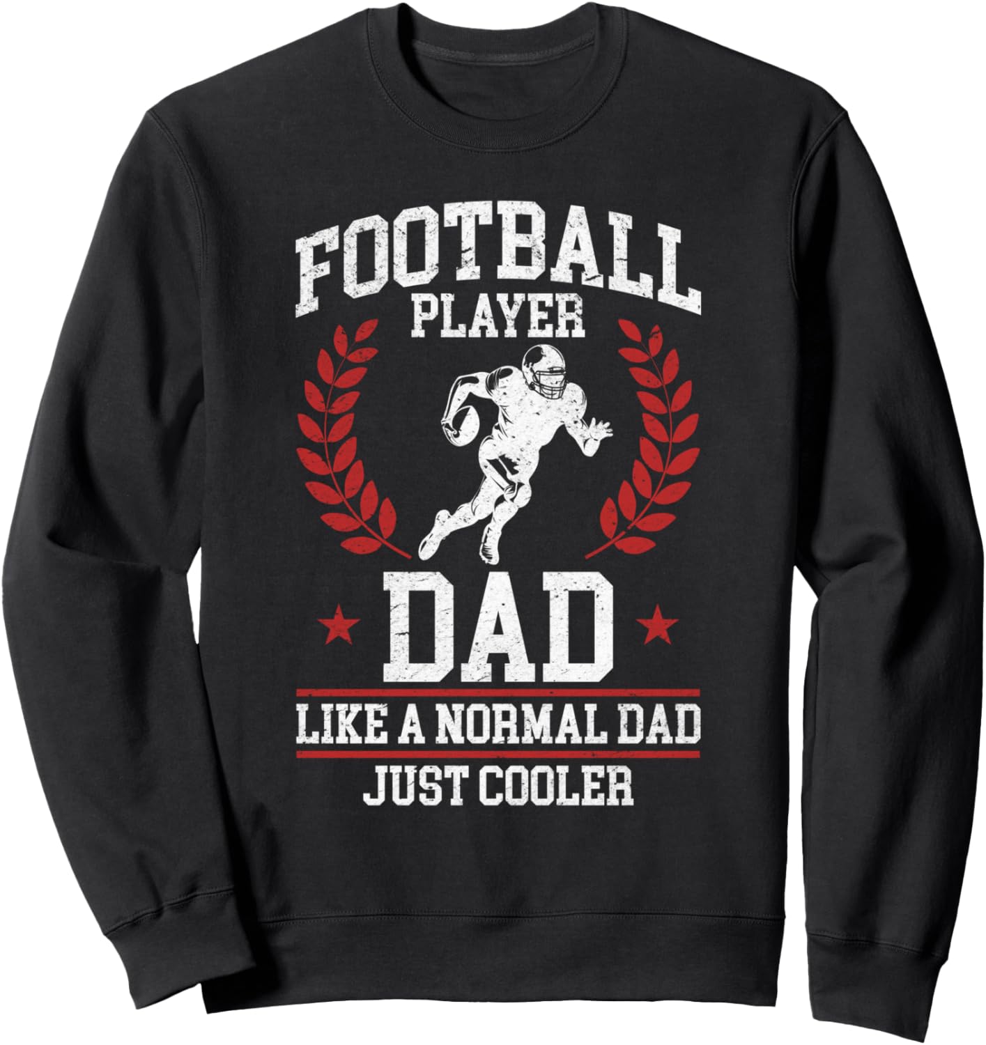 

Толстовка, Папа-футболист, обычный папа, просто круче, в толстовке Daddy Football Player American Football Player, черный