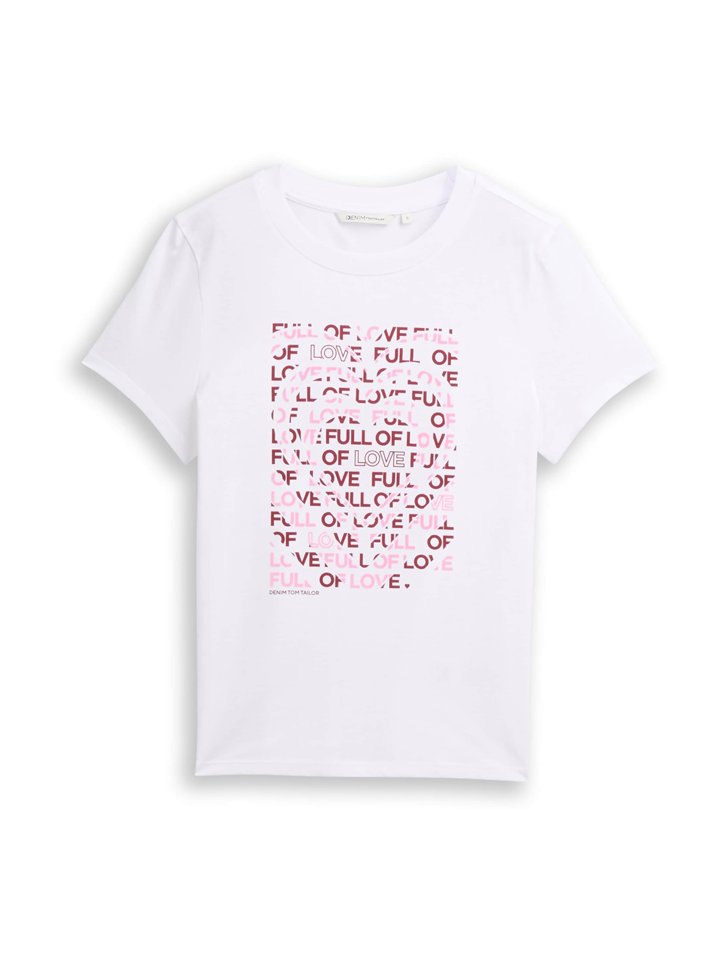 

TOM TAILOR DENIM Футболка в белом цвете