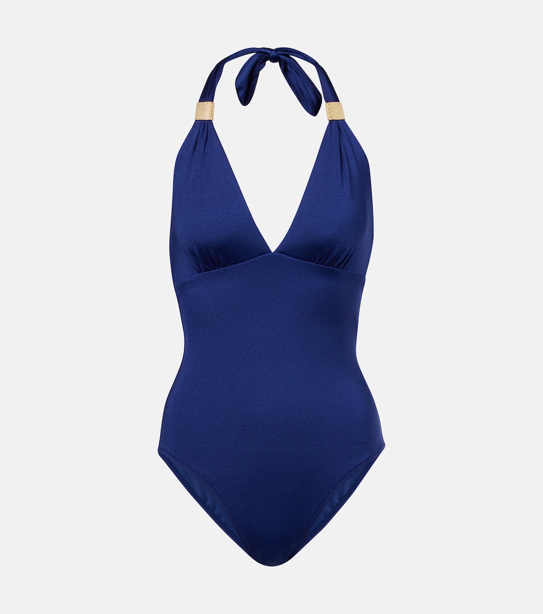 

Купальник Beau Soleil с бретелями на шее Heidi Klein, Blu/Blu