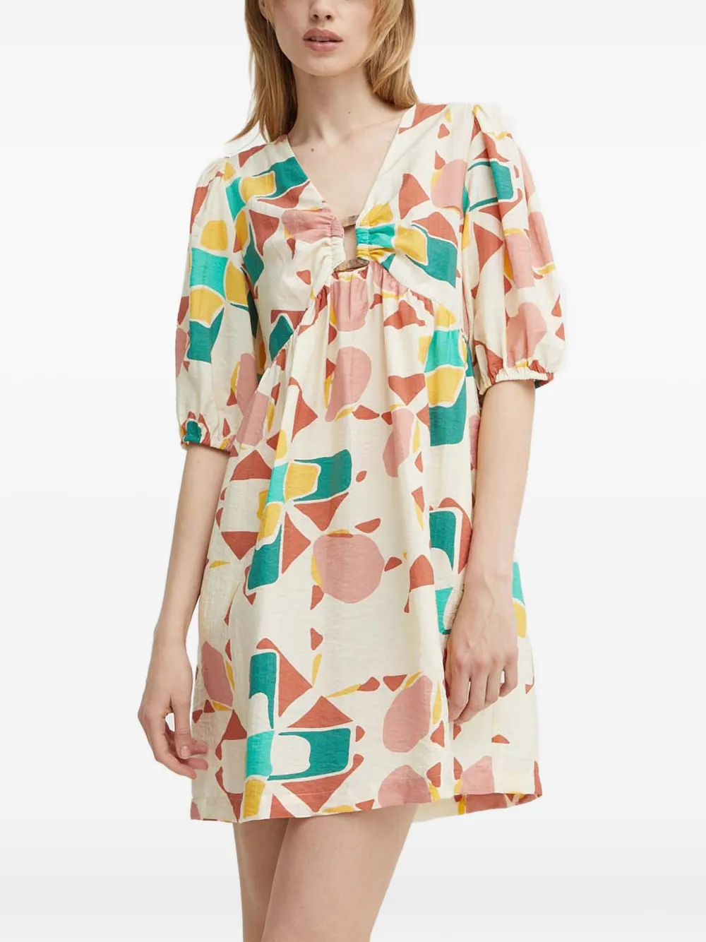 

Мини-платье с принтом "апельсины" Ba&Sh, нейтральный