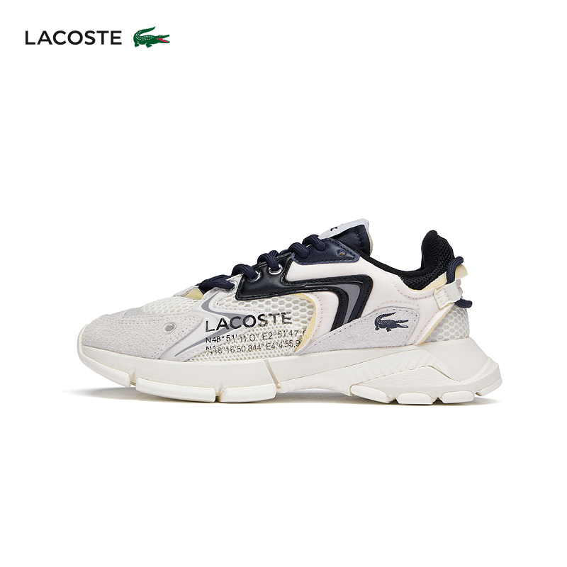 

Кроссовки женские Lacoste из крокодиловой кожи, белый / темно-синий