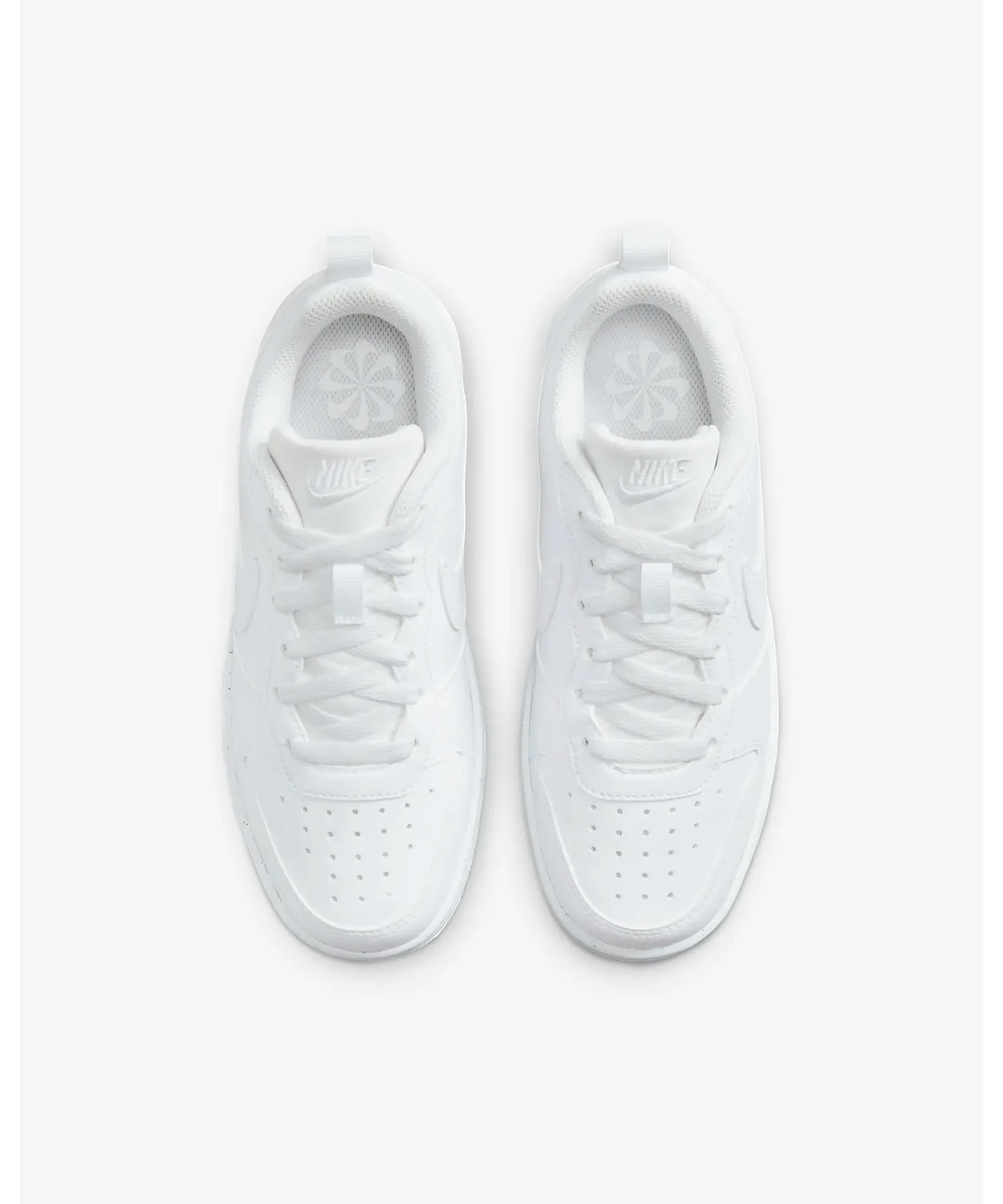 Детские кроссовки низкие Nike Court Borough Low Re-Craft GS черно-красные — фото 4