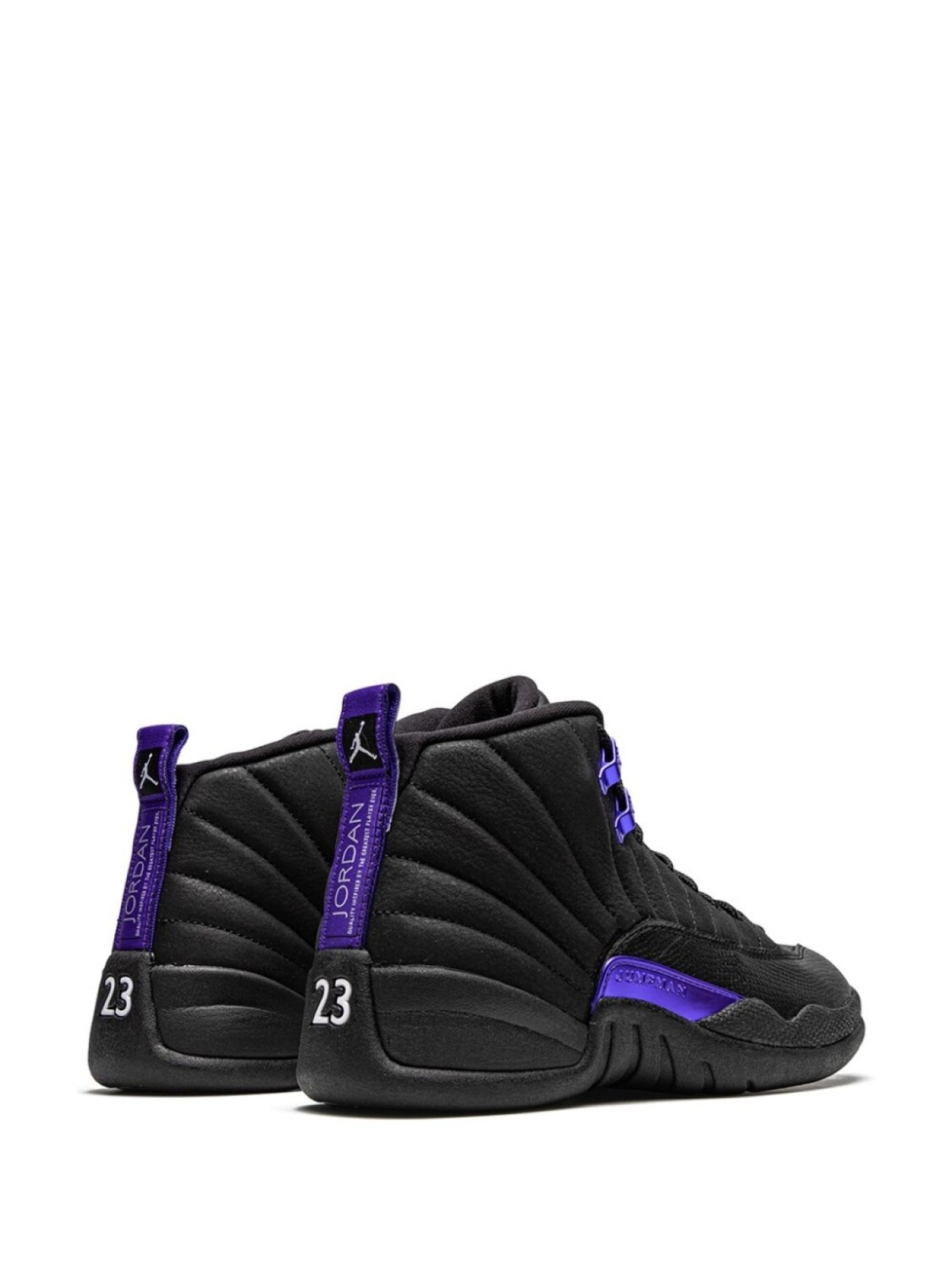 Кроссовки Jordan Air Jordan 12 Retro, черный/темно-сиреневый — фото 3
