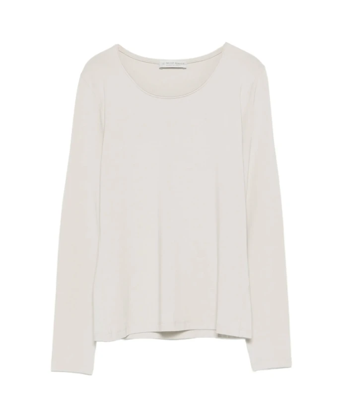 

Блузка с высоким воротником Le Tricot Perugia, бежевый