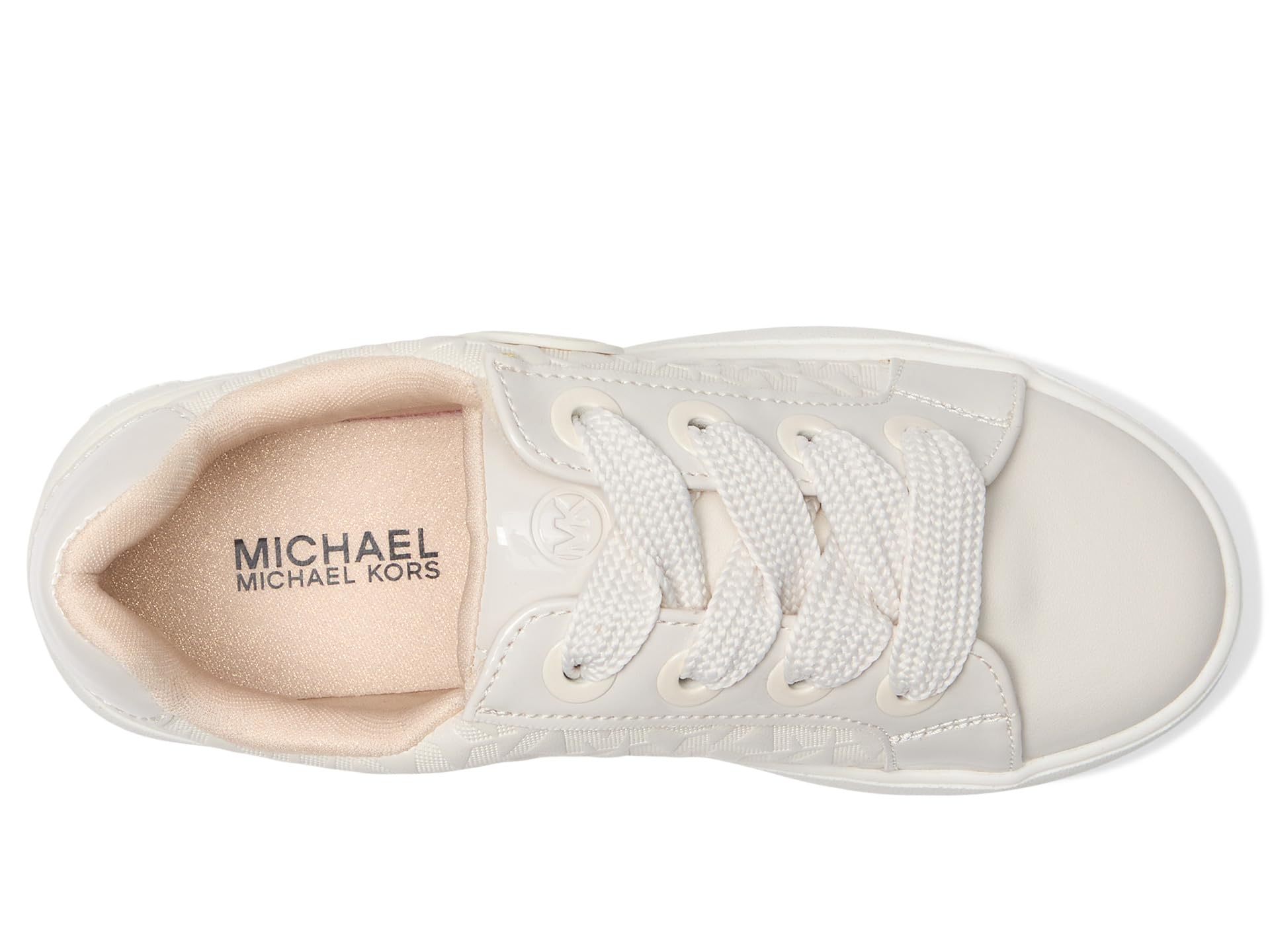 Кроссовки MICHAEL Michael Kors Kids Jordana Audrey, цвет Vanilla — фото 2