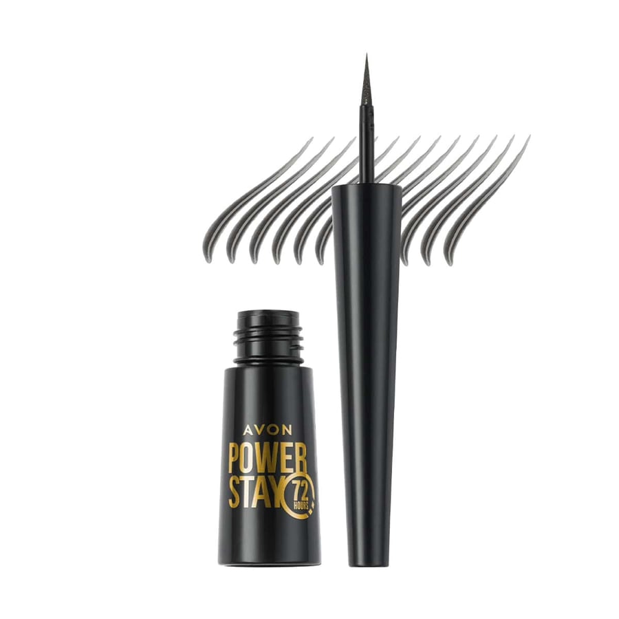

Жидкая подводка для бровей Avon Power Stay Super Durable Liquid Eyebrow Liner «72 часа» — нежно-черный — 2,5 г
