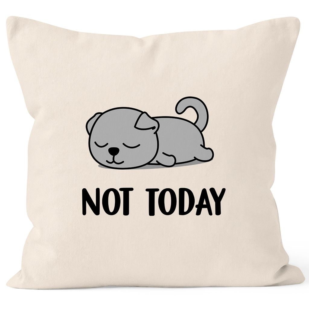 

Чехол на подушку Not Today, чехол на подушку Chilling Lazy MoonWorks cat natural, унисейз