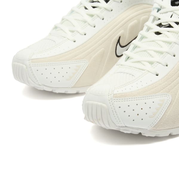 Shox r4 se 2 w кроссовки Nike, белый/черный/коричневый — фото 4
