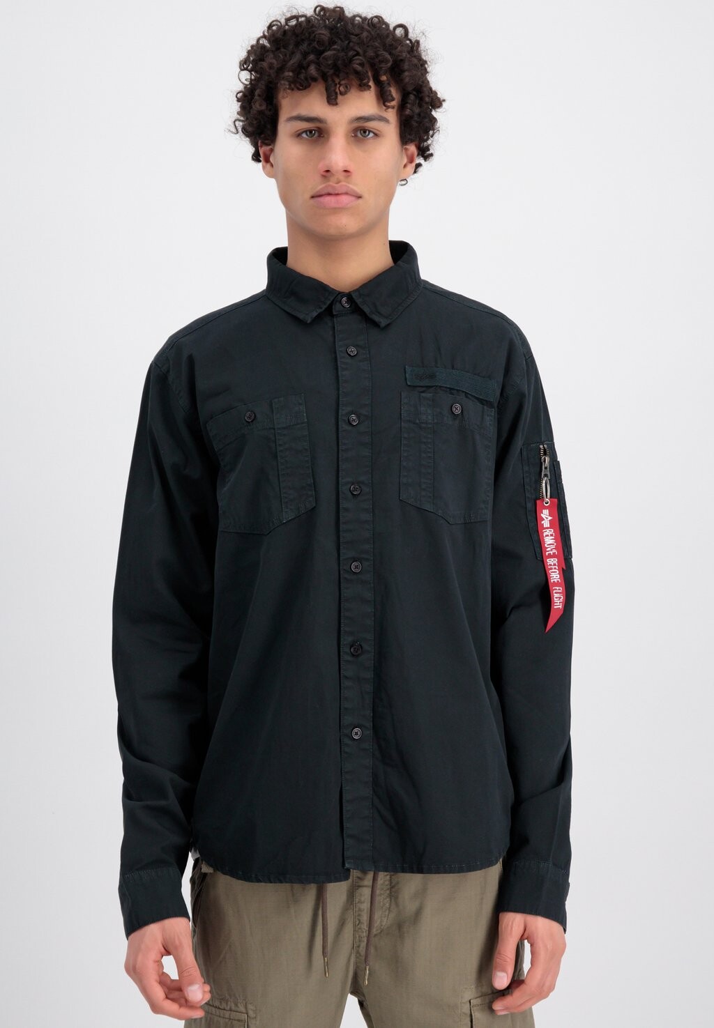 

Тонкая куртка AIR FORCE EMB Alpha Industries, черный