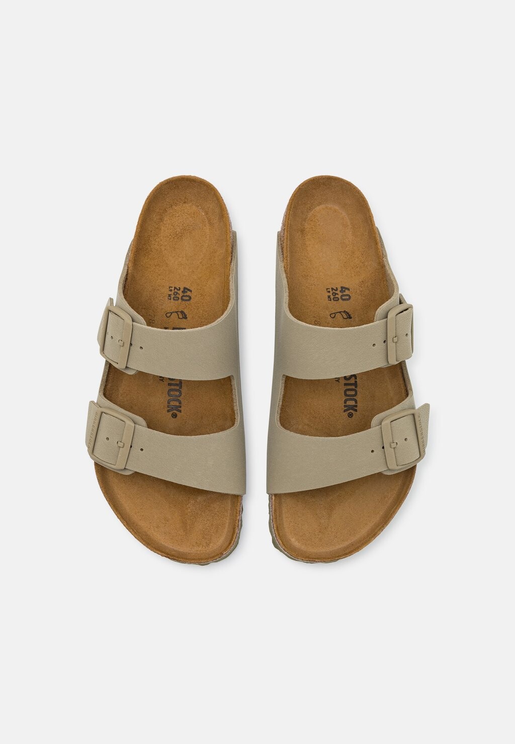 Мюли на плоской подошве ARIZONA BF REGULAR UNISEX Birkenstock, цвет faded khaki — фото 4