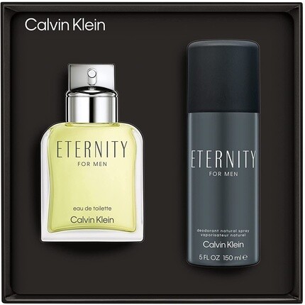 Парфюмерный набор для женщин CK Eternity Men Gift Set - 50ml Eau de Toilette Spray 100ml Shower Gel — фото 2