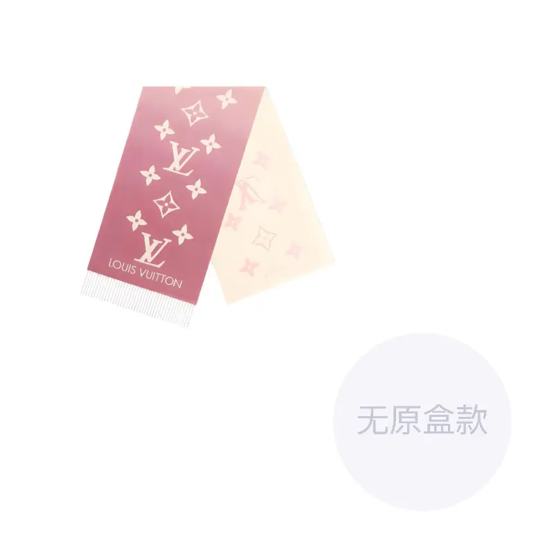 

LOUIS VUITTON Вязаный шарф, Pink