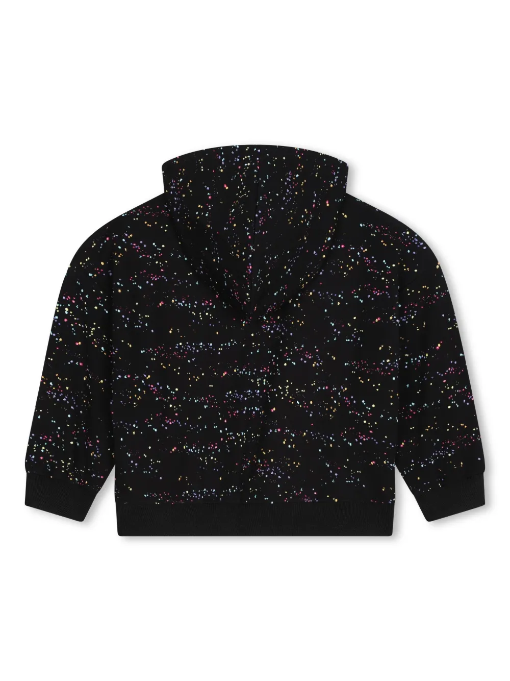 Худи с принтом и нашивкой-логотипом Dkny Kids, черный — фото 2